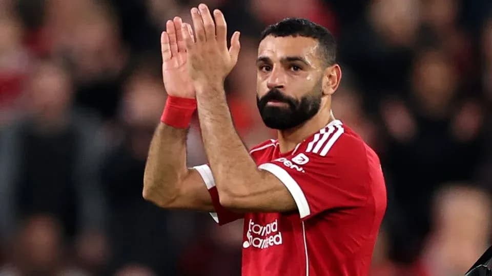 Player applauding fans after the match Player applauding fans after the match