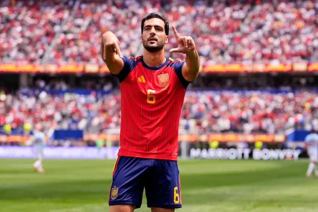 Spain player celebrating during World Cup match Spain player celebrating during World Cup match