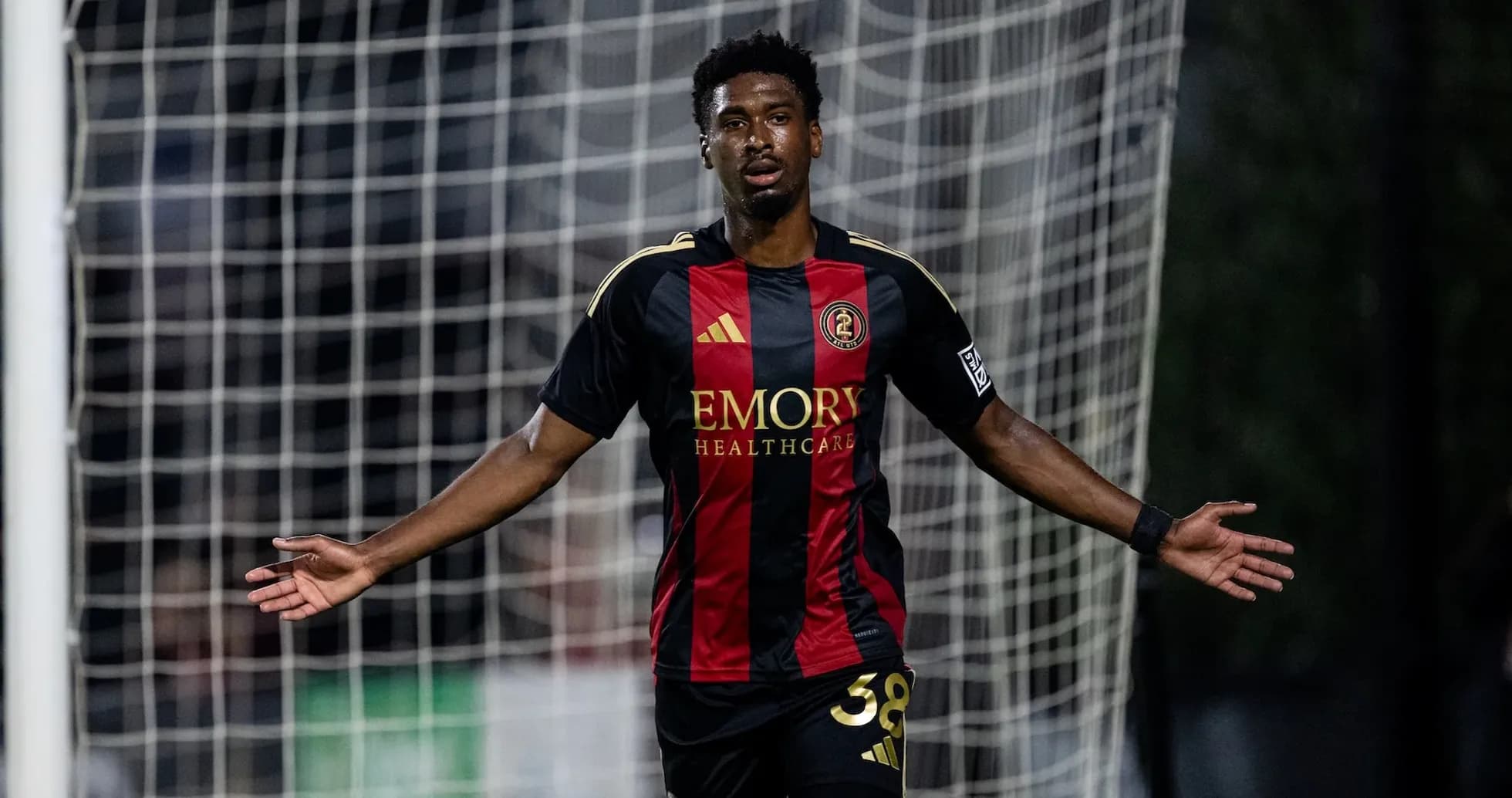 Player celebrating during Huntsville City match Player celebrating during Huntsville City match