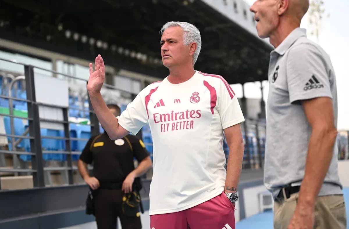 Coach gesturing during training session at stadium Coach gesturing during training session at stadium