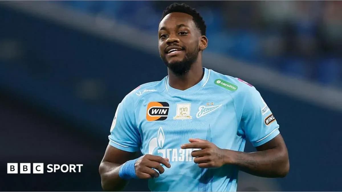 Player smiling in Zenit St. Petersburg jersey Player smiling in Zenit St. Petersburg jersey