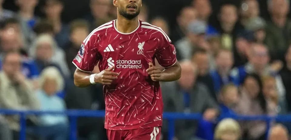 Player in Liverpool kit during match action Player in Liverpool kit during match action