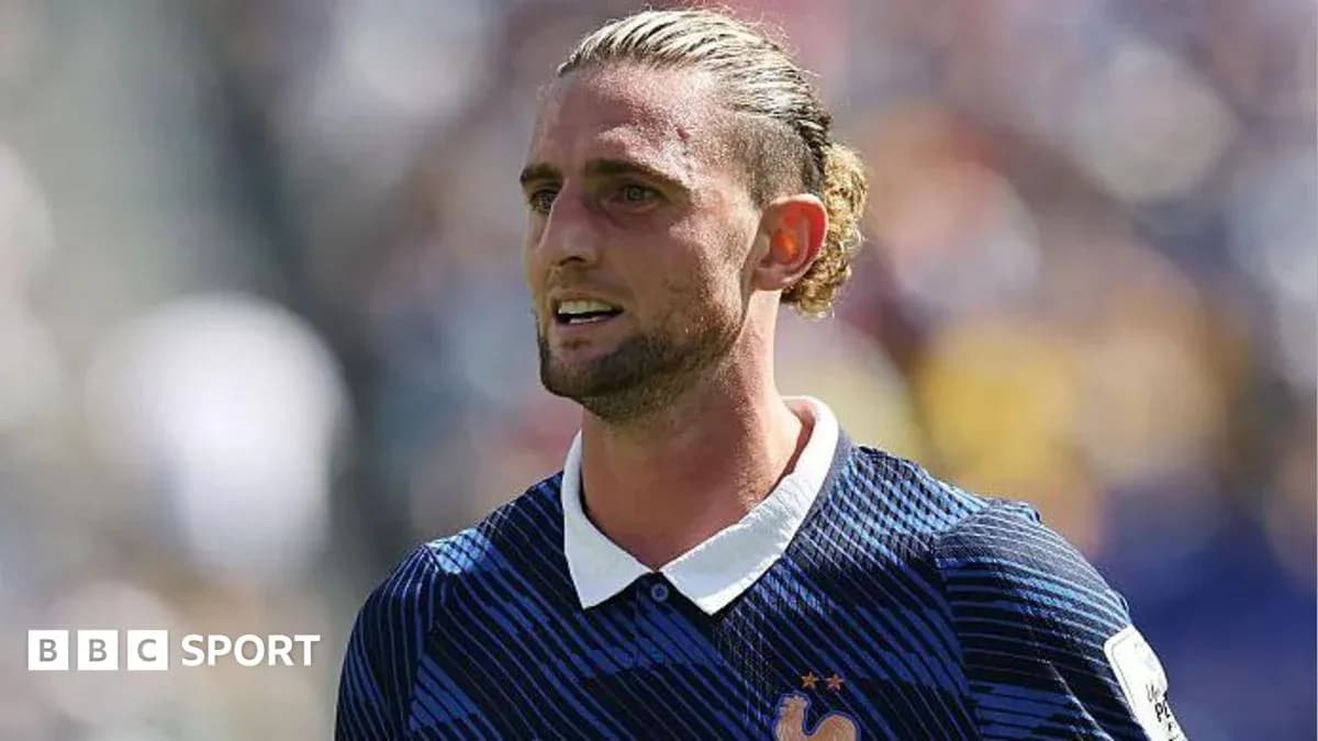 Player in blue France jersey during match Player in blue France jersey during match