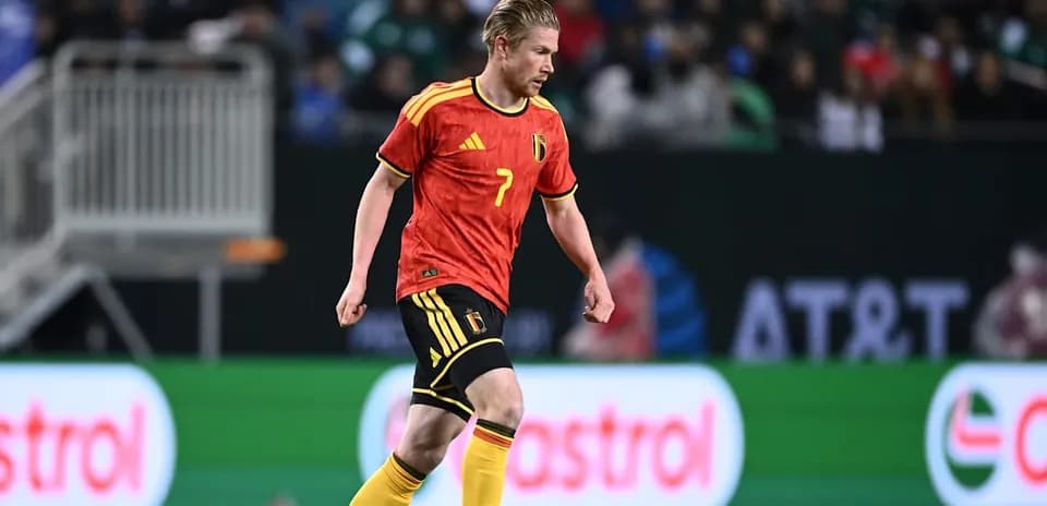 Belgian player in action during football match Belgian player in action during football match