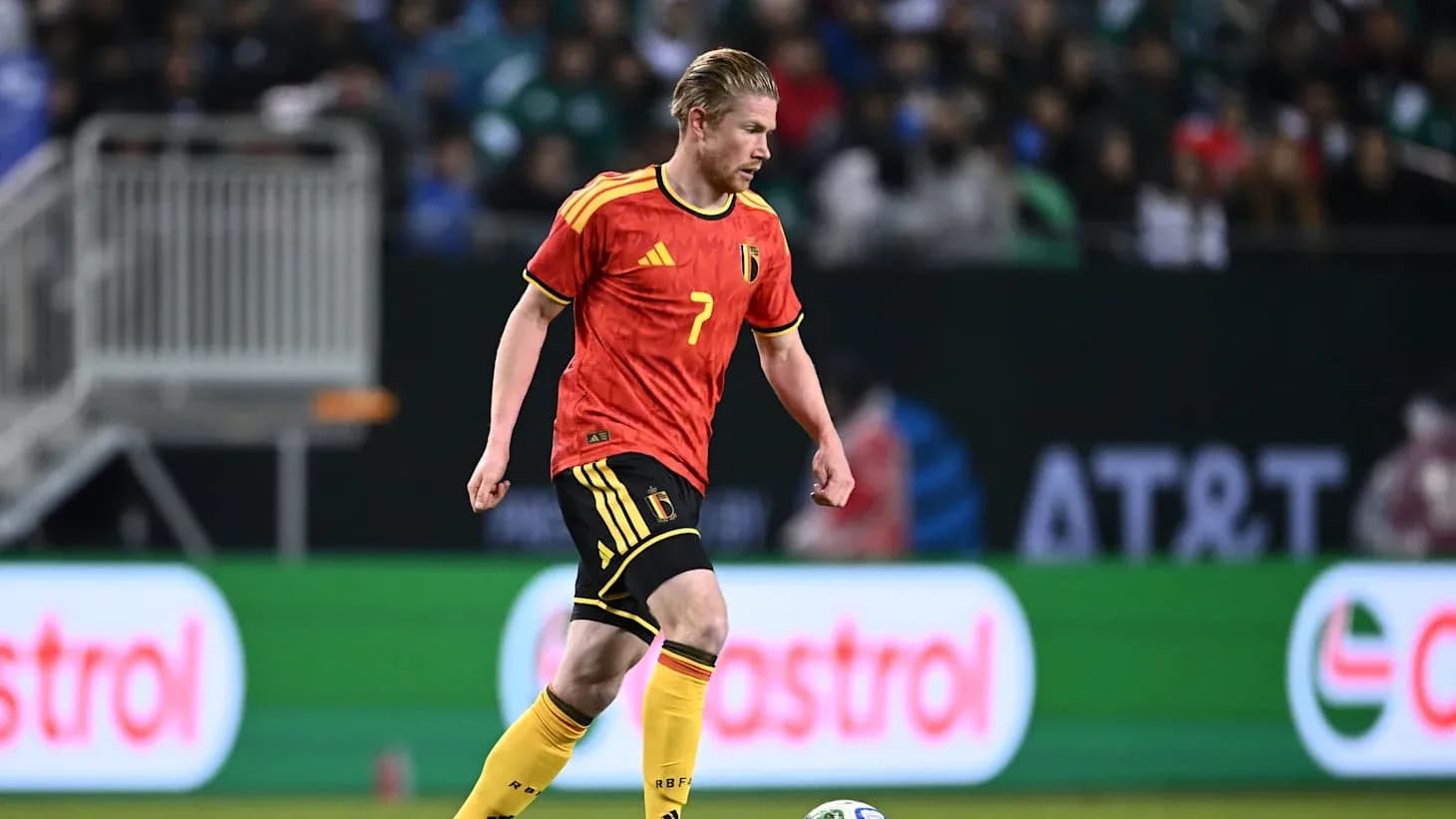 Belgian player in action during football match Belgian player in action during football match