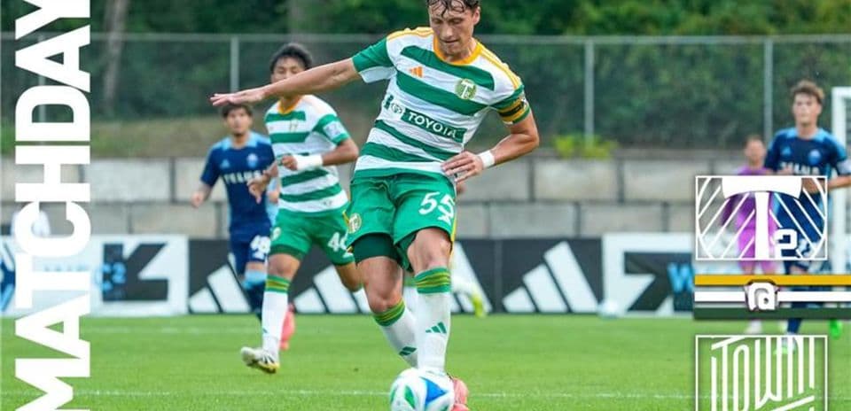 Player from Portland Timbers II during match Player from Portland Timbers II during match