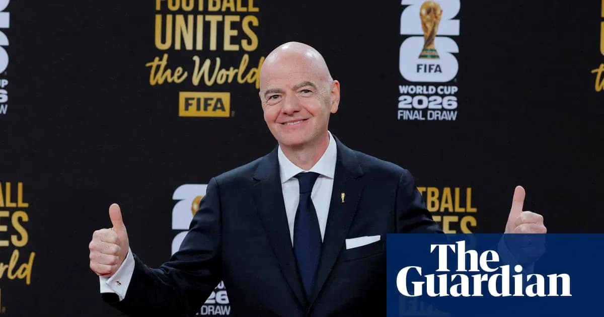 Gianni Infantino at FIFA World Cup 2026 draw Gianni Infantino at FIFA World Cup 2026 draw