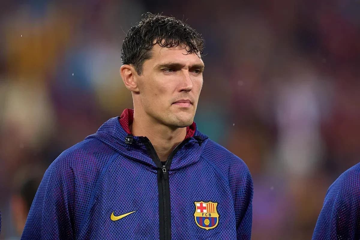 Player in FC Barcelona jacket during match warm-up Player in FC Barcelona jacket during match warm-up