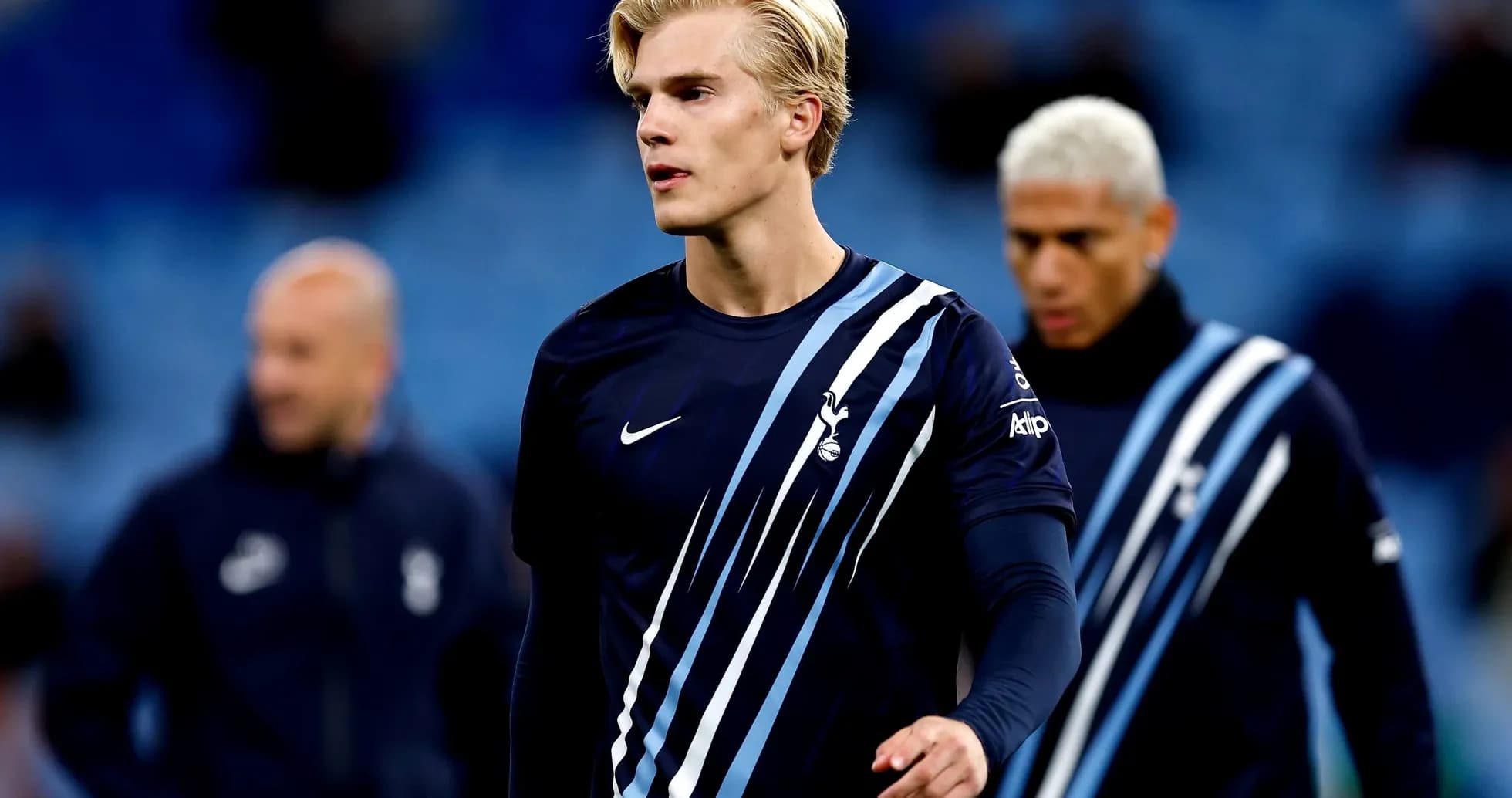 Player walking on pitch before match warm-up Player walking on pitch before match warm-up