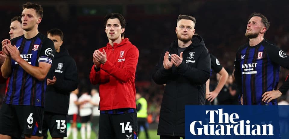 Players and coach applauding fans after match Players and coach applauding fans after match