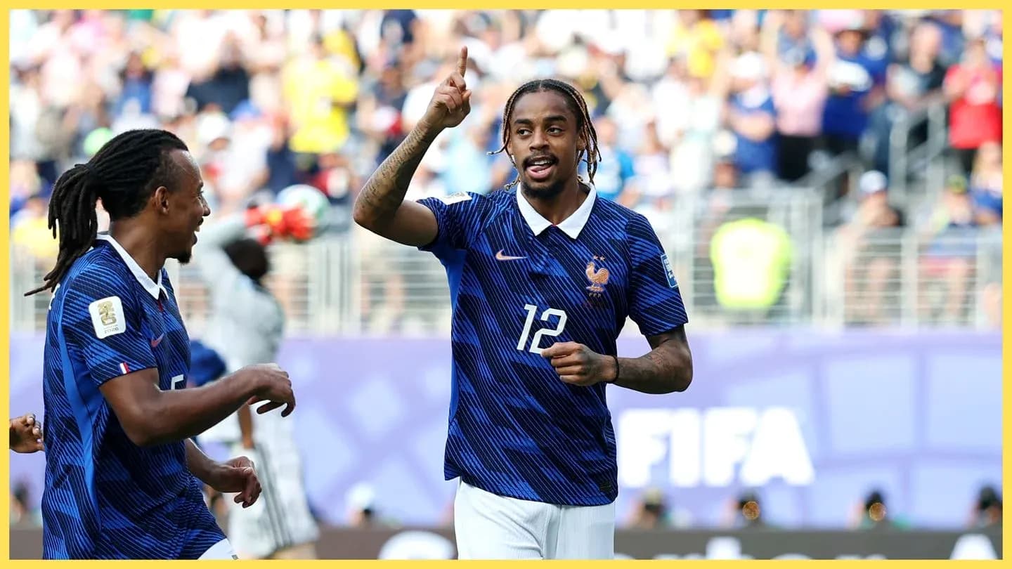 Player celebrating goal during a football match Player celebrating goal during a football match