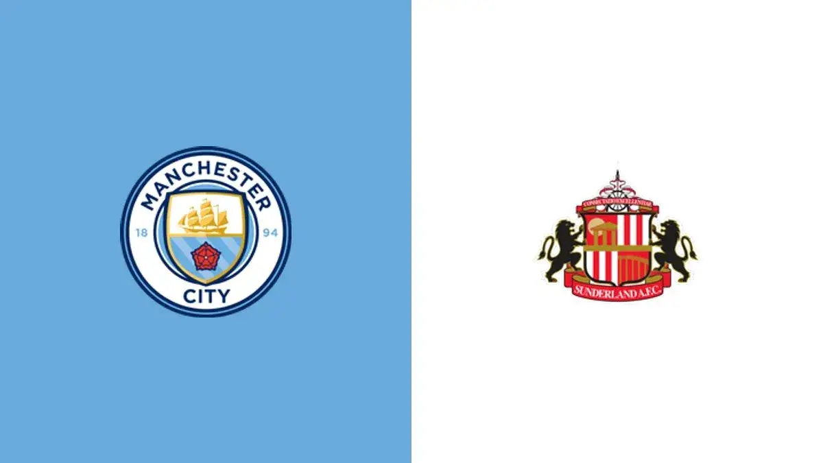 Logos of Manchester City and Sunderland A.F.C. Logos of Manchester City and Sunderland A.F.C.