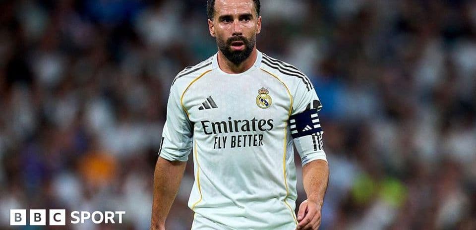Player in Real Madrid kit during match action Player in Real Madrid kit during match action