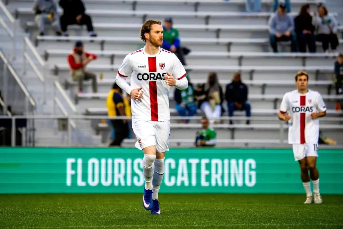 Player jogging on field during match Player jogging on field during match