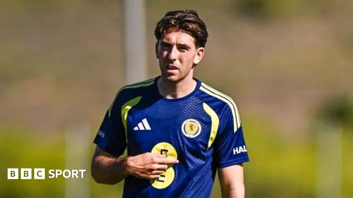 Player wearing Scotland training kit during practice Player wearing Scotland training kit during practice