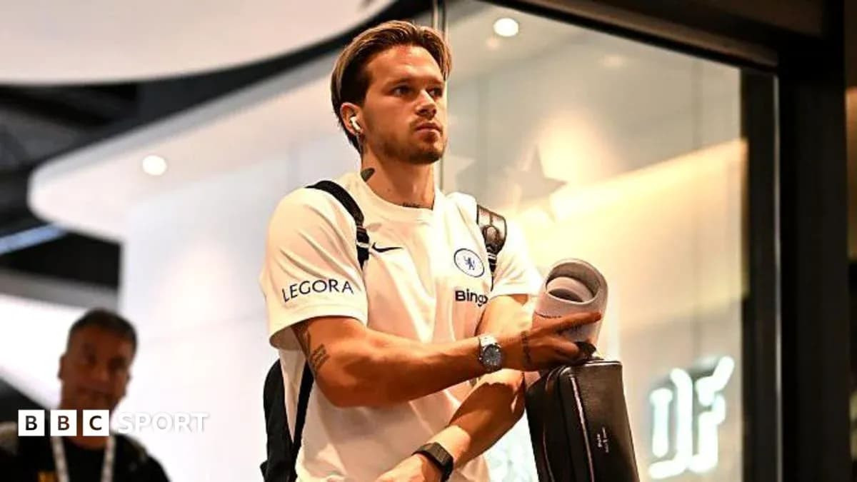 Player arriving at venue wearing Chelsea training gear Player arriving at venue wearing Chelsea training gear