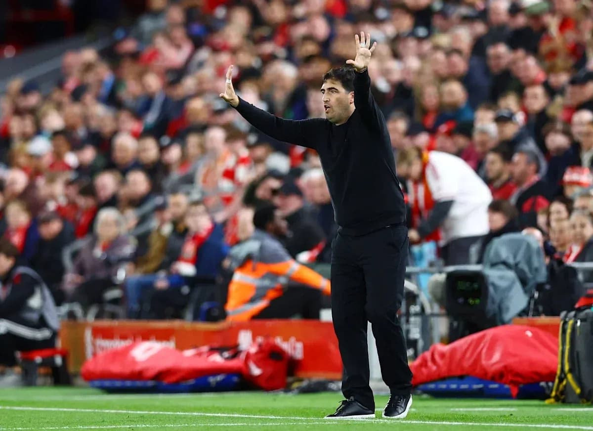 Coach gesturing during a match on the sideline Coach gesturing during a match on the sideline
