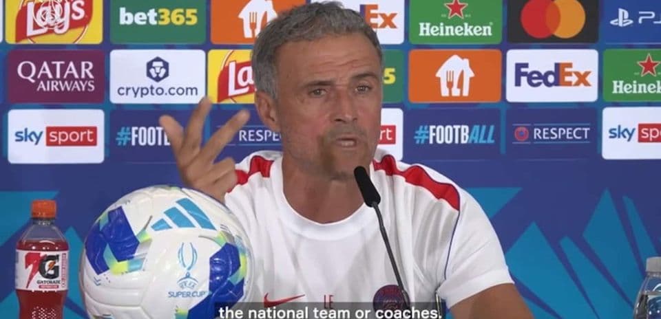 Luis Enrique Expresses Pride in Spanish Football Before Super Cup Clash Luis Enrique Expresses Pride in Spanish Football Before Super Cup Clash