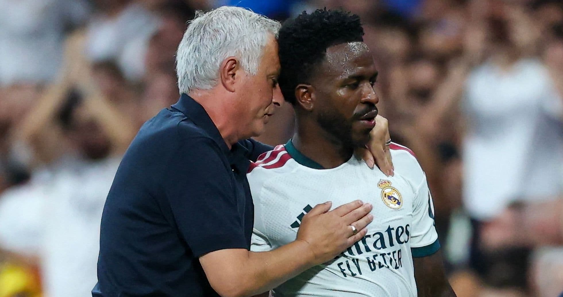 Jose Mourinho Defends Vinicius Junior After Whistles at Bernabeu During Real Madrid’s Champions League Win Jose Mourinho Defends Vinicius Junior After Whistles at Bernabeu During Real Madrid’s Champions League Win