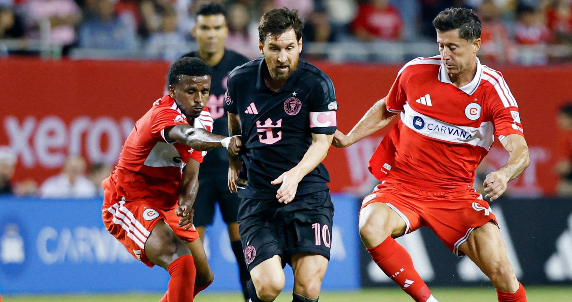 Messi and Lewandowski Shine as Inter Miami and Chicago Fire Draw Before Record Crowd Messi and Lewandowski Shine as Inter Miami and Chicago Fire Draw Before Record Crowd