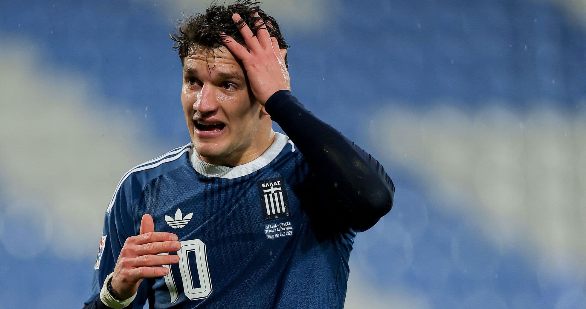 Arsenal Face New Injury Concern as Christos Tzolis Leaves Greece Match After Ignoring Substitution Call Arsenal Face New Injury Concern as Christos Tzolis Leaves Greece Match After Ignoring Substitution Call